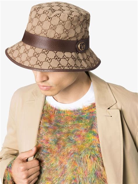 gucci rice farmer hat|gucci fedora reversible hat.